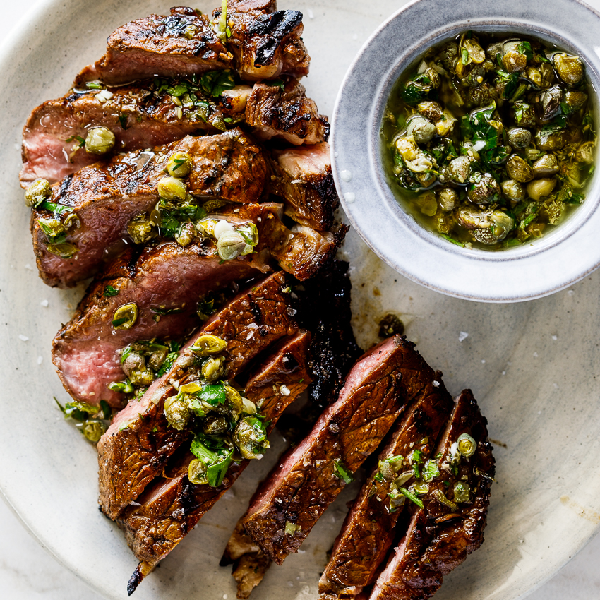 Grilled-steak-with-caper-dressing-6